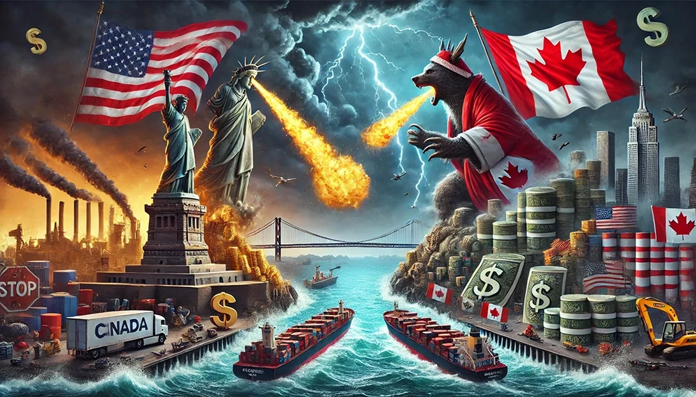 அமெரிக்கா கனடா மீது தொடுத்த பொருளாதார யுத்தம்