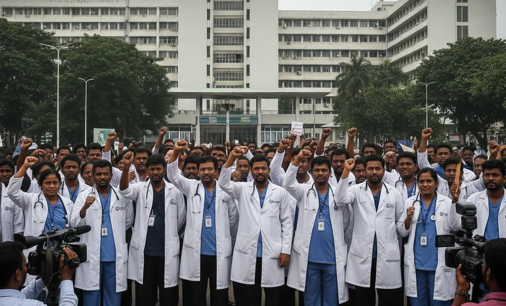 இலங்கை அரசாங்க வைத்தியர்கள் தொழிற்சங்க நடவடிக்கையில் குதிப்பு!