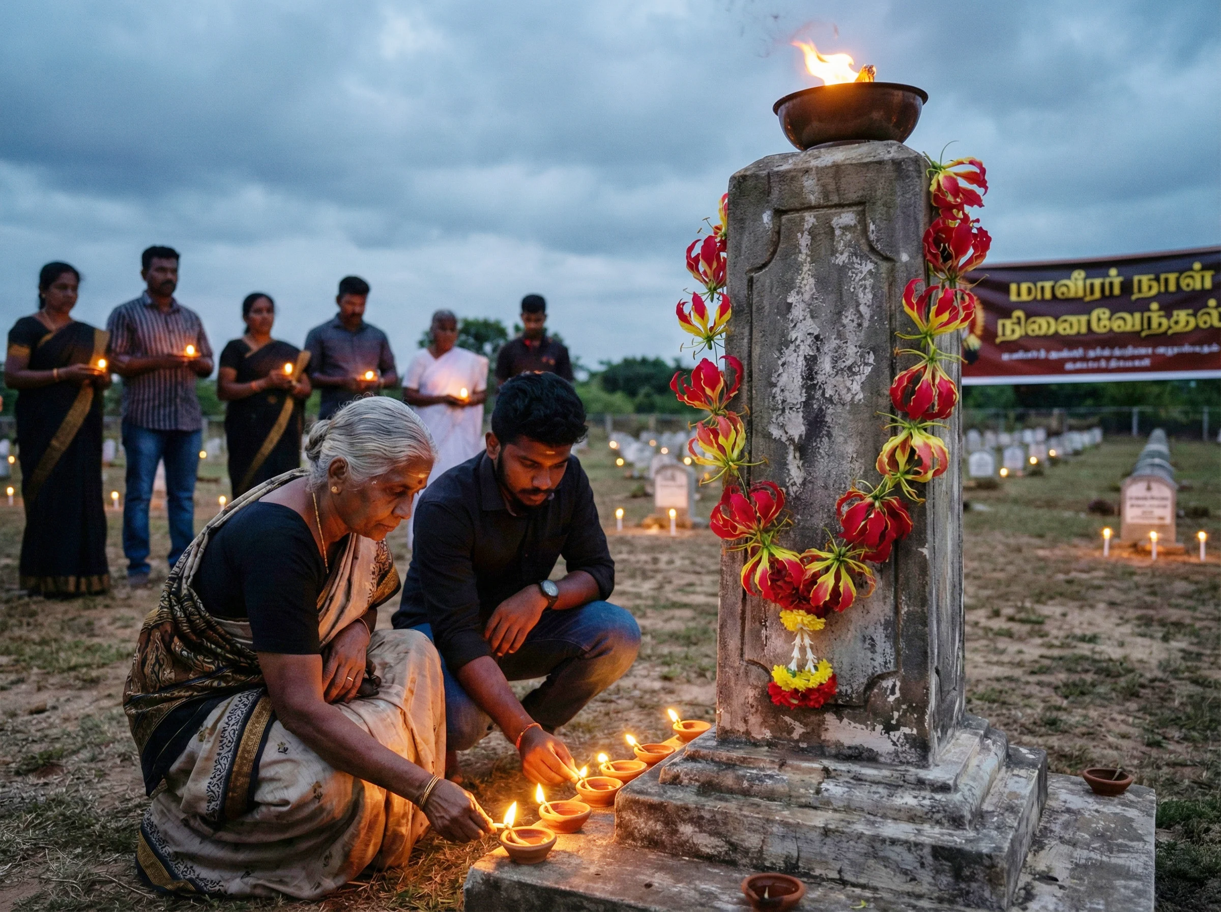 கார்த்திகை பூக்களாய் மலர்ந்து, தீபங்களாய் ஒளிரும் எம் மாவீரர்கள்