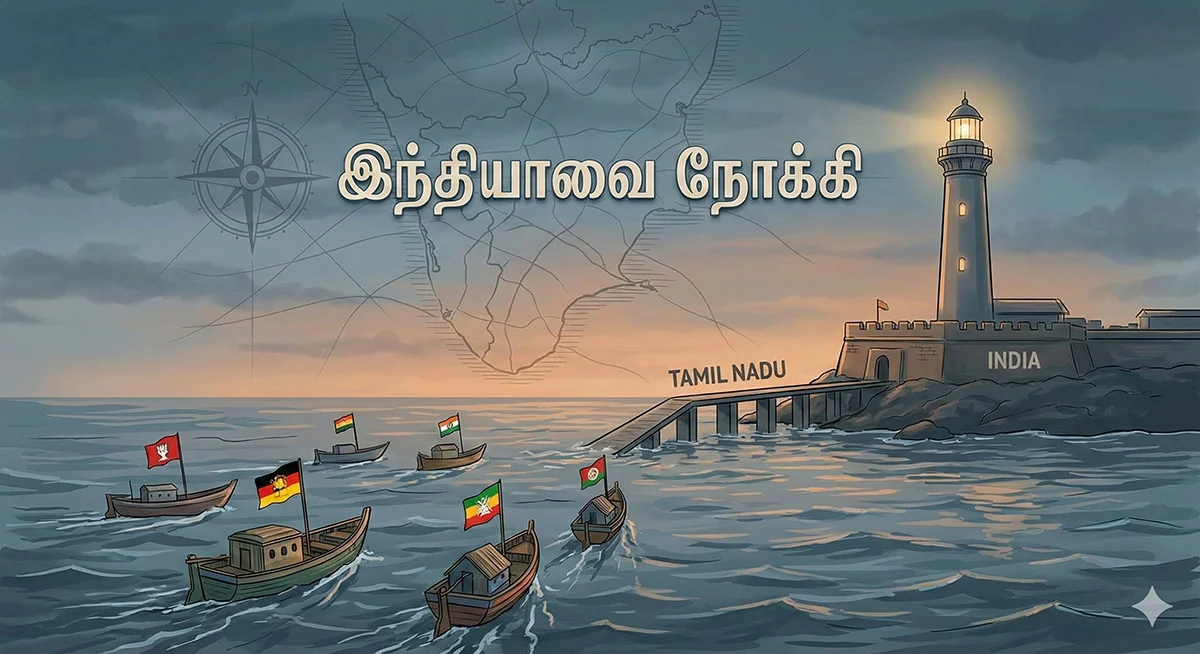 இந்தியாவை நோக்கிச்செல்லும் தமிழ்க் கட்சிகள்