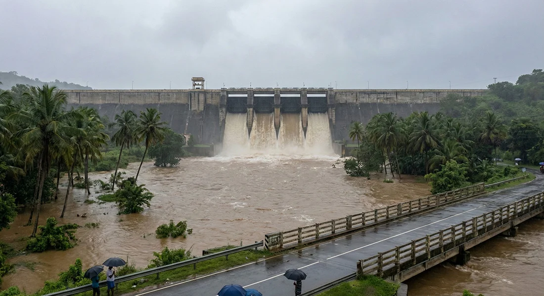 வங்காள விரிகுடாவில் தாழ் அமுக்கம் – வடக்கு, கிழக்கில் கொட்டித் தீர்க்கும் மழை; குளங்களின் வான் கதவுகள் திறப்பு!