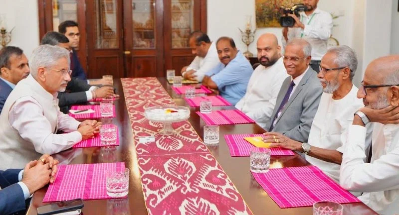 இலங்கையில் இந்திய வெளியுறவு அமைச்சர் ஜெய்சங்கருடன் தமிழ் தலைவர்கள் சந்திப்பு: முன்வைக்கப்பட்ட முக்கிய கோரிக்கைகள் என்ன?
