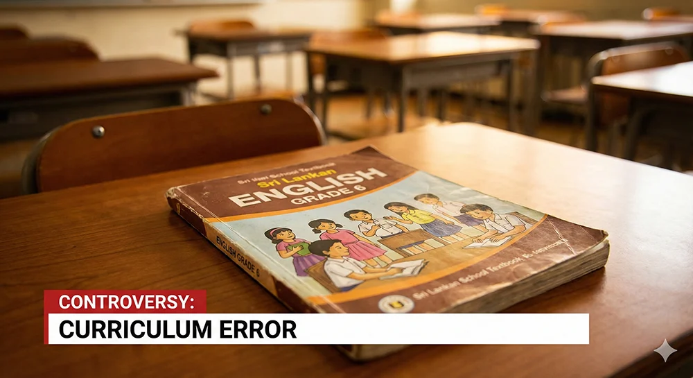 இலங்கை அரசு தீவிர விசாரணை: 11 வயது மாணவர்களைத் ‘தன்பால் ஈர்ப்பாளர்கள்’ (Gay) இணையத்தளத்திற்கு வழிநடத்திய ஆங்கிலப் பாடநூல்: